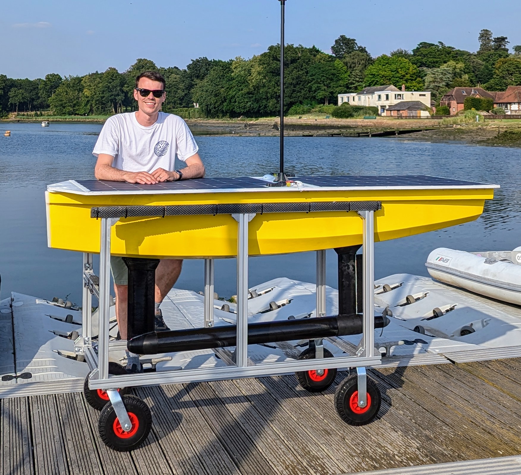 A photo of George Morton, from the Connecting Subsea To Satellites project