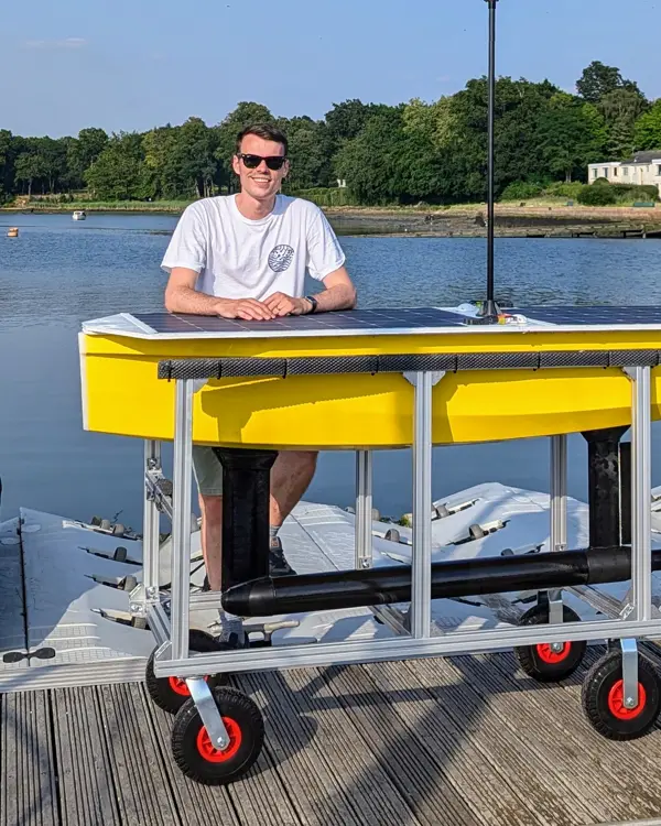 A photo of George Morton, from the Connecting Subsea To Satellites project